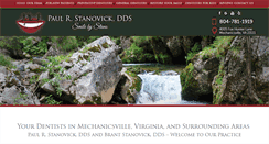 Desktop Screenshot of paulstanovickdds.com